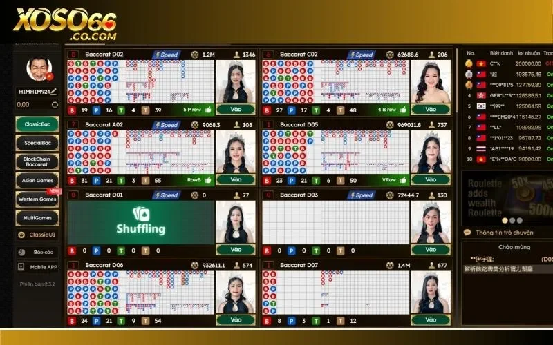 Cung cấp hàng loạt siêu phẩm casino kinh điển