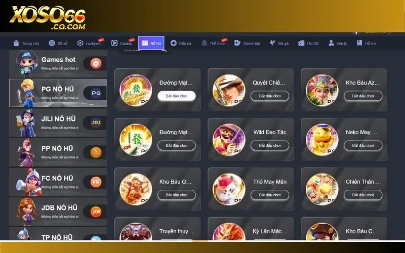 Điểm danh các trò chơi slots hot nhất nhà cái hiện nay