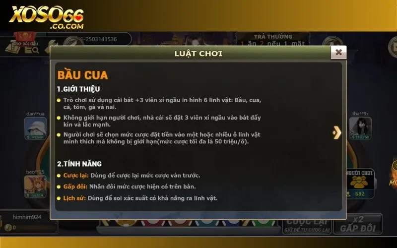 Hướng dẫn chơi bầu cua với 2 hình thức online và truyền thống