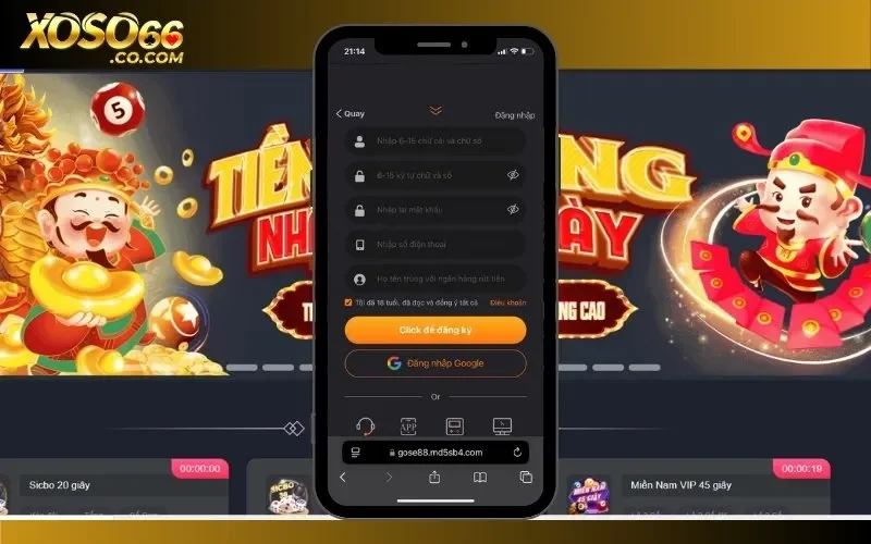 Sử dụng app nhà cái để đăng ký tài khoản nhanh chóng