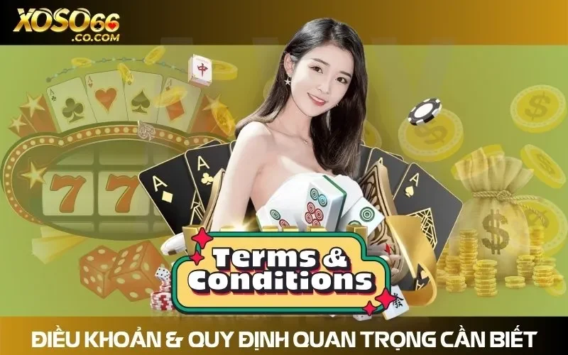 Các quy định về điều khoản điều kiện tham gia nhà cái cá cược trực tuyến