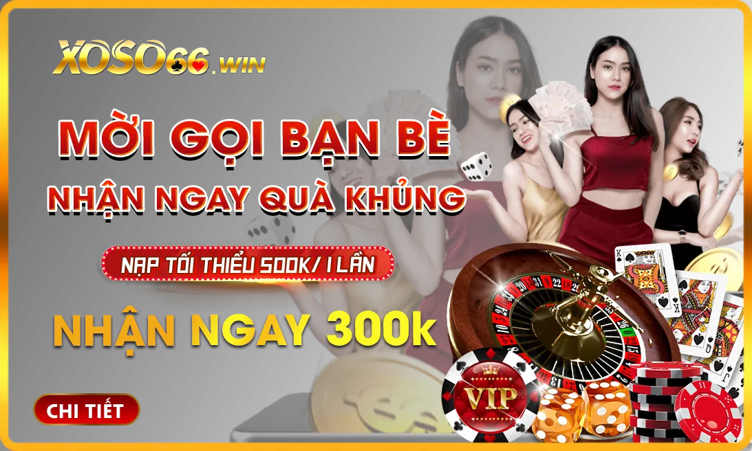 thưởng mời bạn bè xoso66