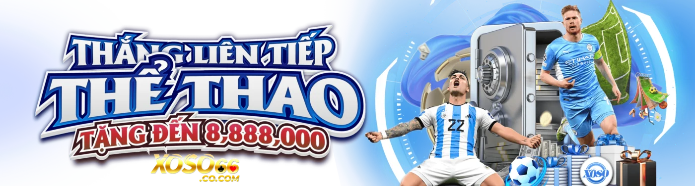 thưởng tiền thể thao xoso66