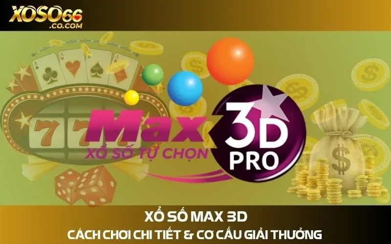Xổ Số Max 3d - Cách Chơi Chi Tiết & Cơ Cấu Giải Thưởng